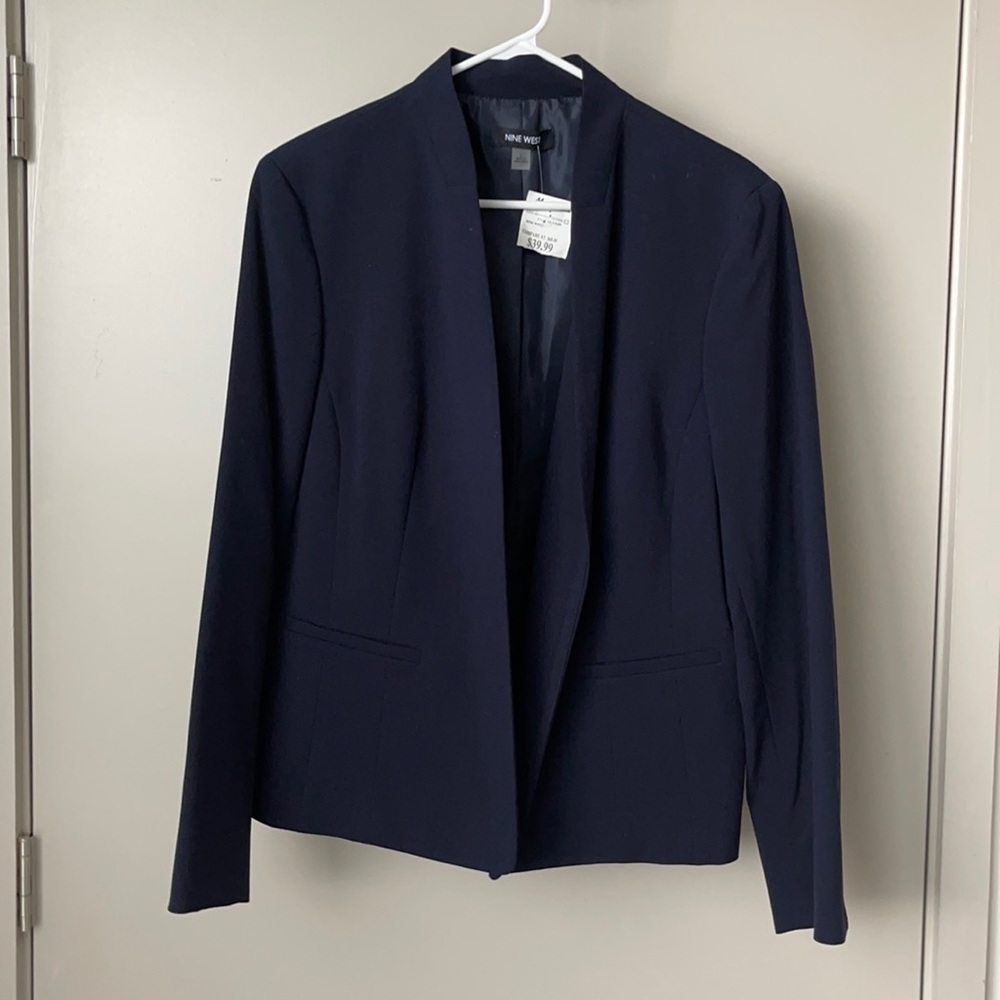 Nine West open-front blazer